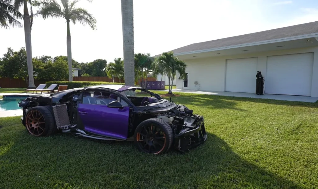 Mat Armstrong has spent the last year or so rebuilding his Bugatti Chiron, but it's been tough