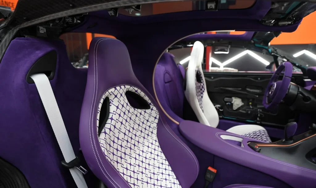 Mat Armstrong was finally able to drive his wrecked Bugatti Chiron for the first time since he bought it