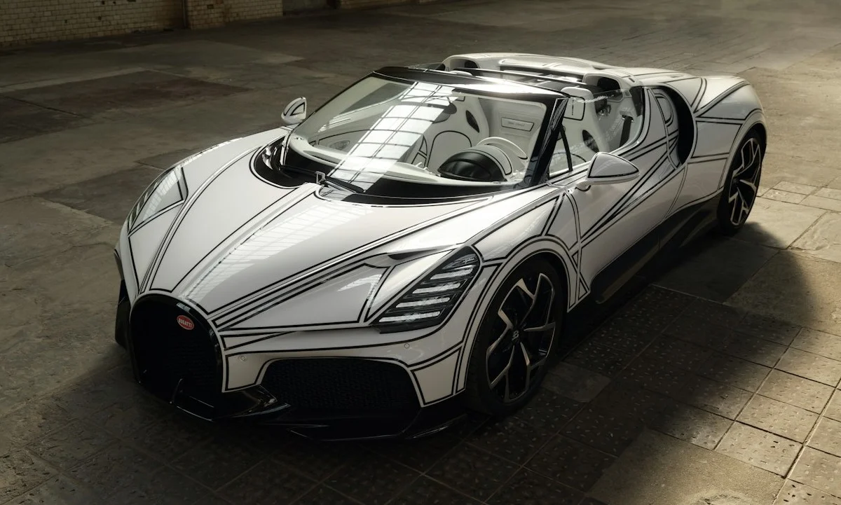 Mate Rimac unveils 1-of-1 Bugatti Mistral Blanc Éternel and the 1,578HP hypercar is made out of china