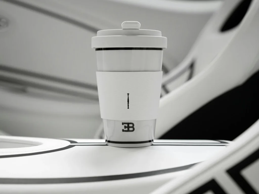 Mate Rimac just showcased a new Bugatti Mistral made entirely out of porcelain