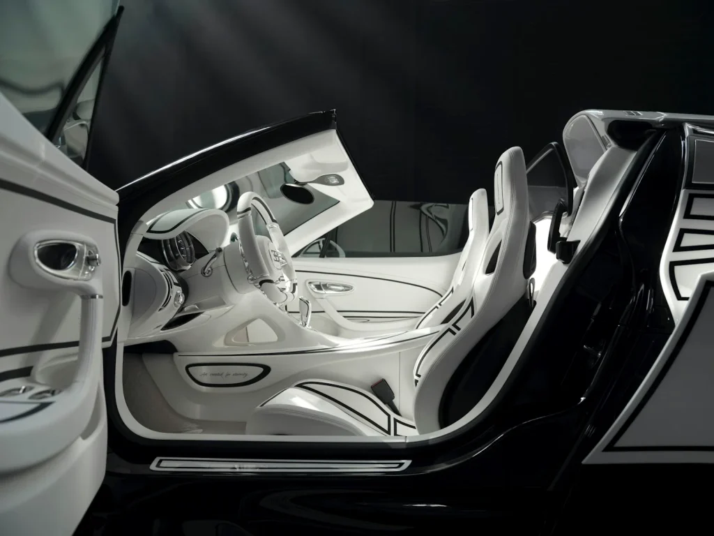 Mate Rimac just showcased a new Bugatti Mistral made entirely out of porcelain