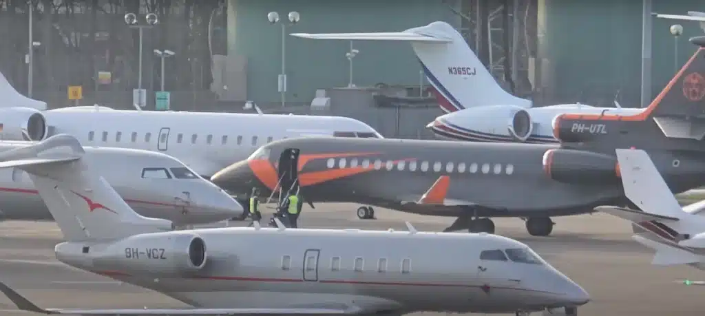 Verstappen Private Plane