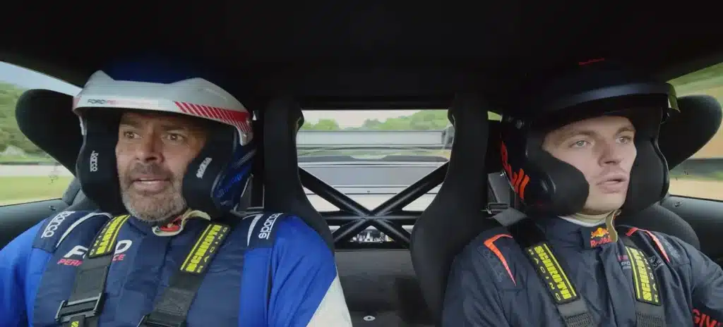 Max Verstappen joins Chris Harris to push the Ford Mustang GTD to its limits and see how it compares to a top GT3 rival on track