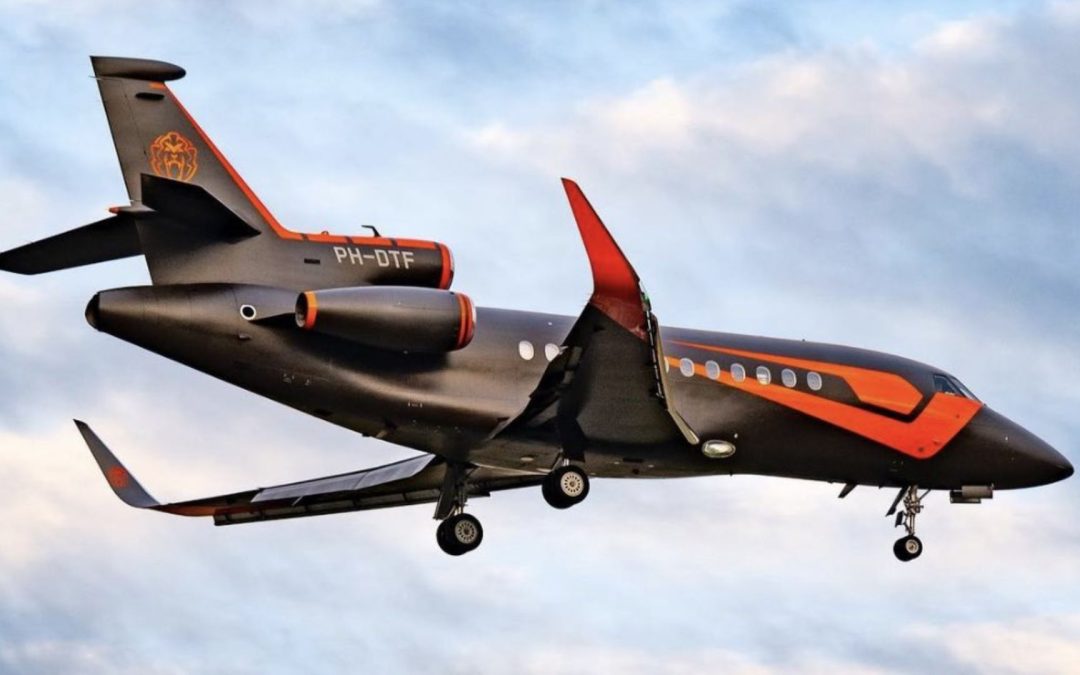 Max Verstappen owns one of the most badass private jets in Formula 1