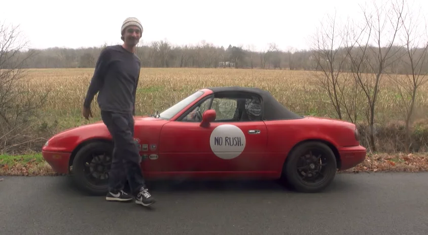A California car YouTuber ditched van life to live in a Mazda Miata, one of the smallest cars on the market, and the brutal reality will surprise you