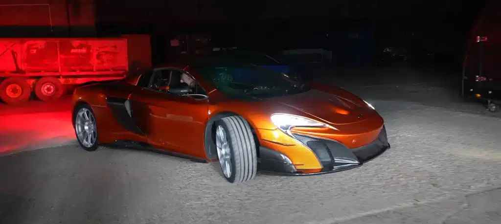 YouTuber takes his rebuilt McLaren 675 with full Temu body kit out for first drive
