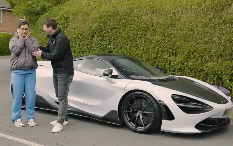 Nurse passed her driving test and one month later got a McLaren 720s for 25 cents