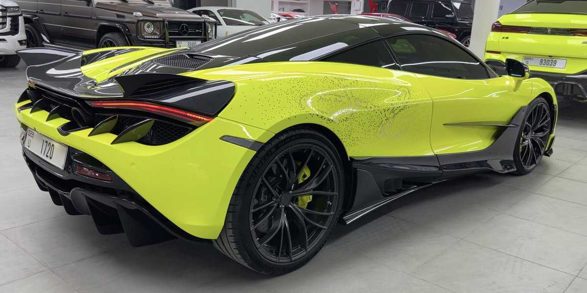 McLaren 720s with logo on the side