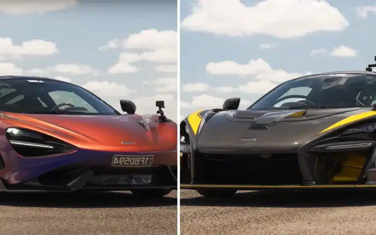 McLaren Drag Race Senna vs 765LT