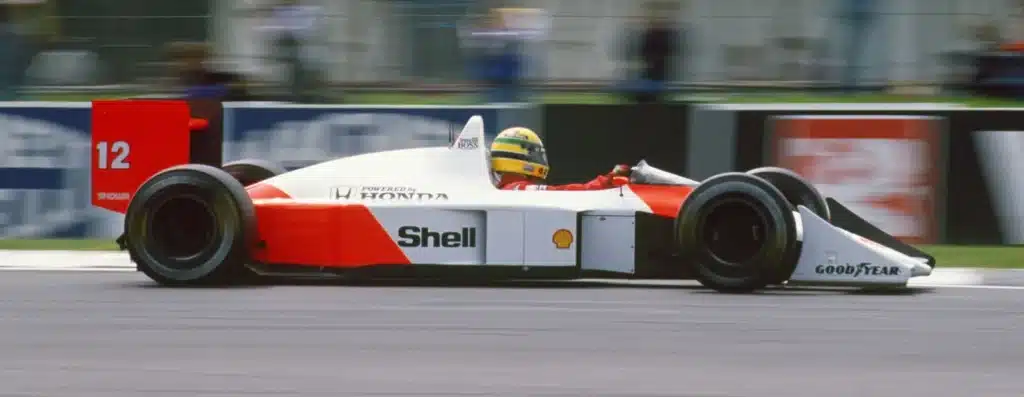 F1 rookie Ollie Bearman blown away by Alain Prost in 1988 McLaren MP4/4 F1 car at Goodwood