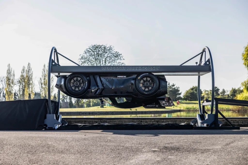 Man lives out childhood dream by driving $1.3 million McMurtry hypercar that's so powerful it can drive upside down
