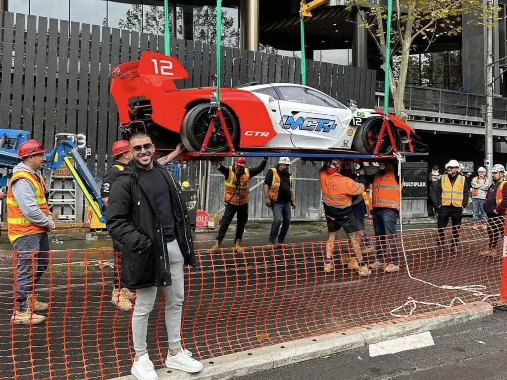 Adrian Portelli with his McLaren Senna GTR