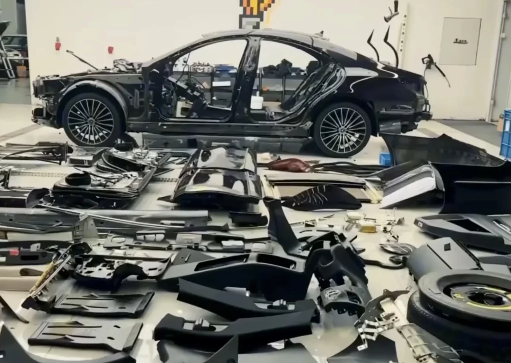 Man rebuilds beat-up Mercedes-Benz from the ground up and sells for questionable profit