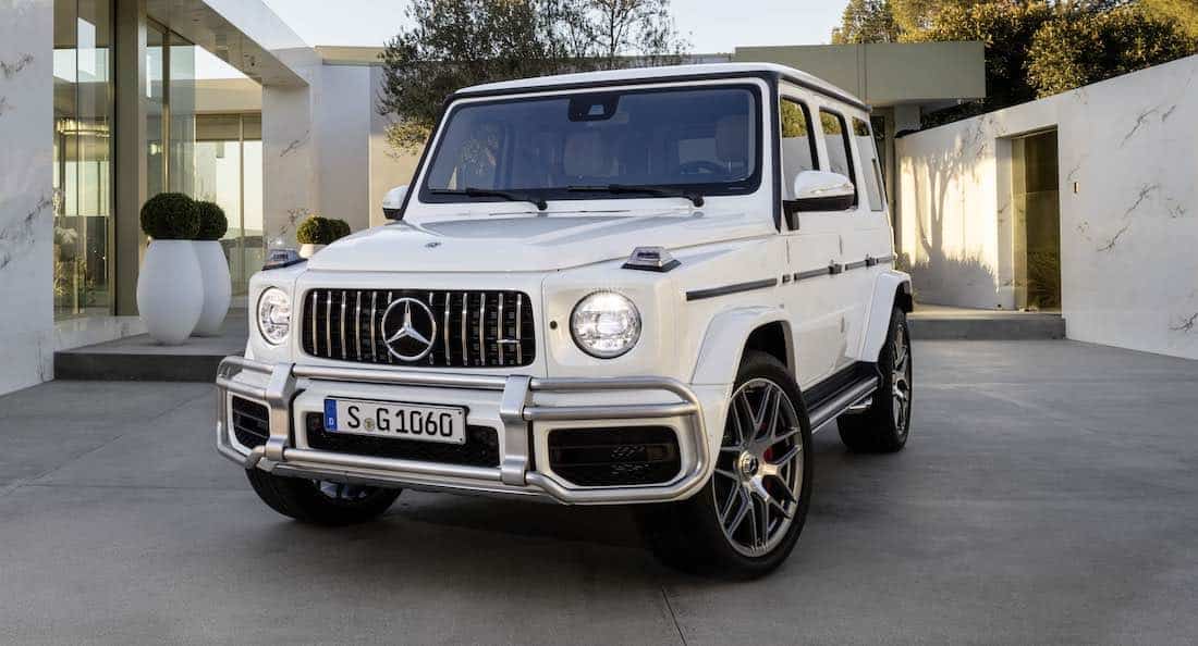 Mercedes-AMD G 63 parked in driveway