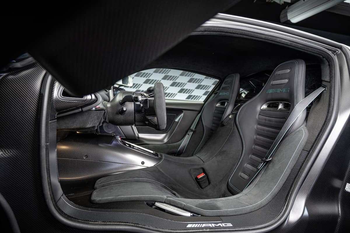 The interior of the Mercedes-AMG One
