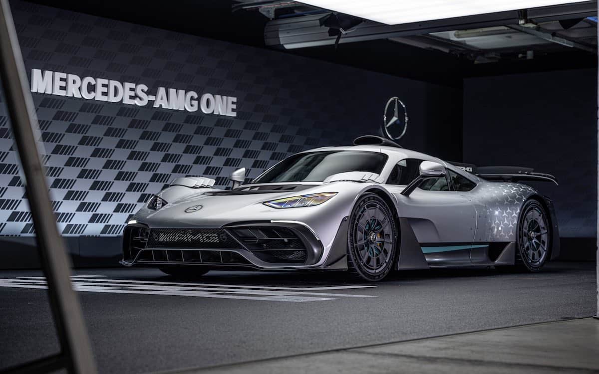 The front of the Mercedes-AMG One