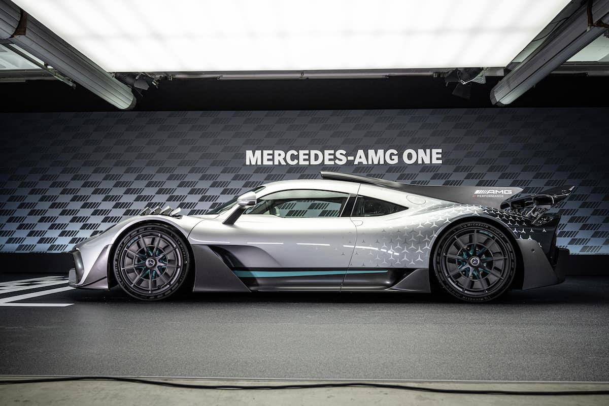 The side of the Mercedes-AMG One