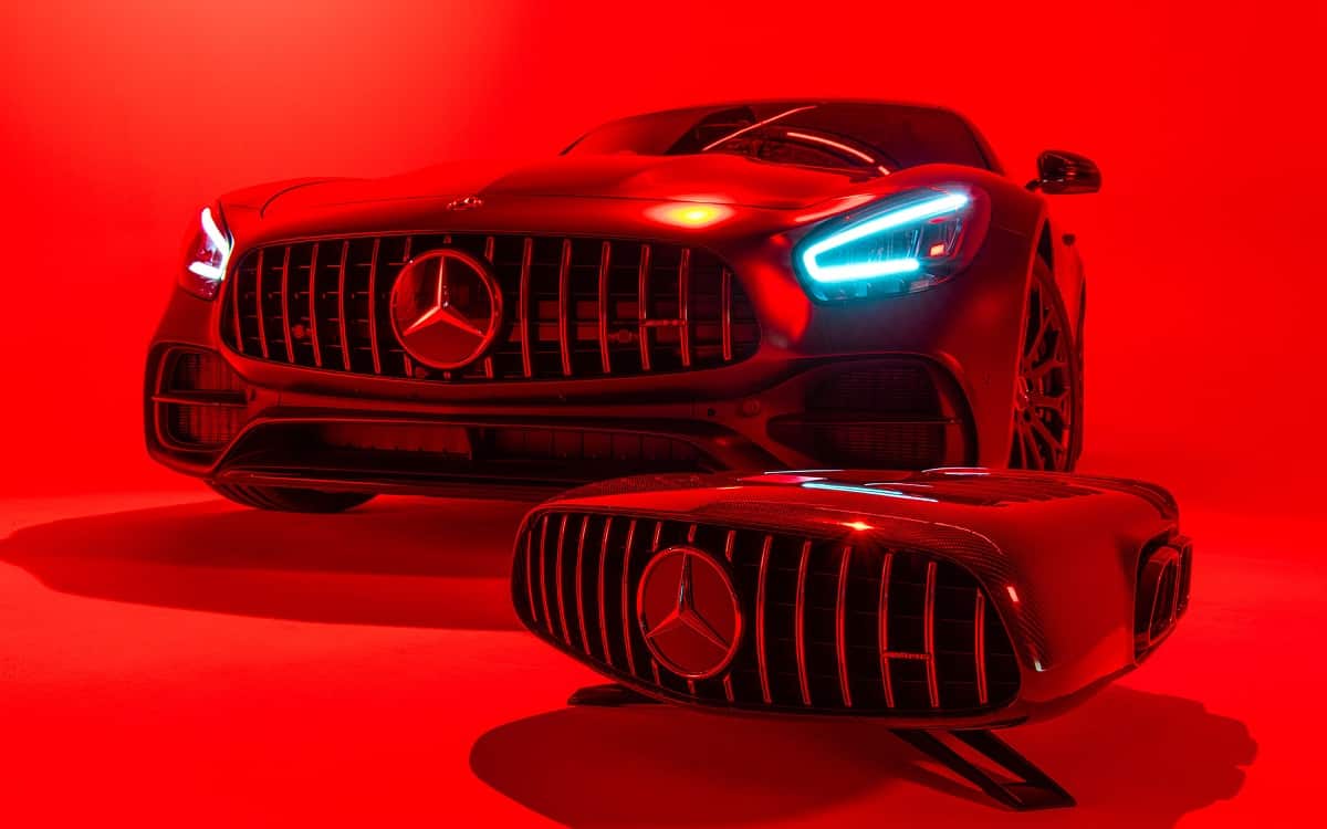Mercedes-AMG supercar-shaped speaker