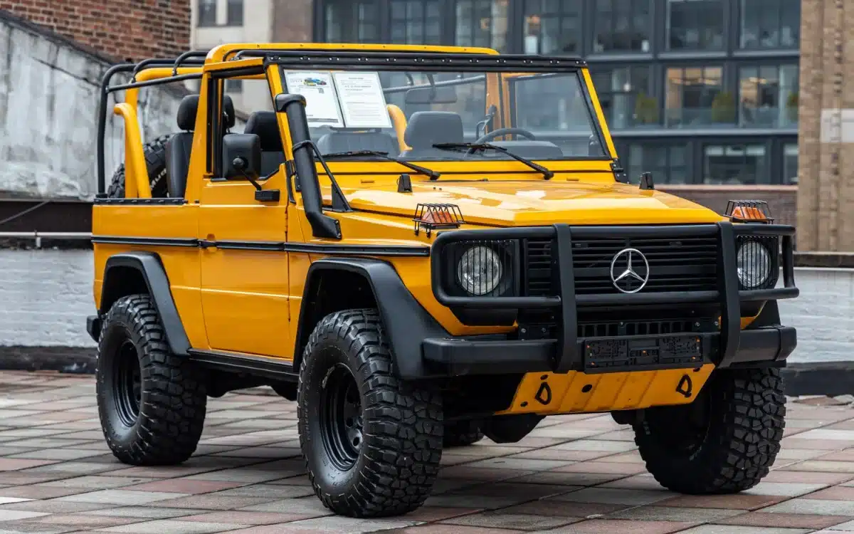 Unique 1990 Mercedes-Benz Wolf GD250 listed on SBX Cars