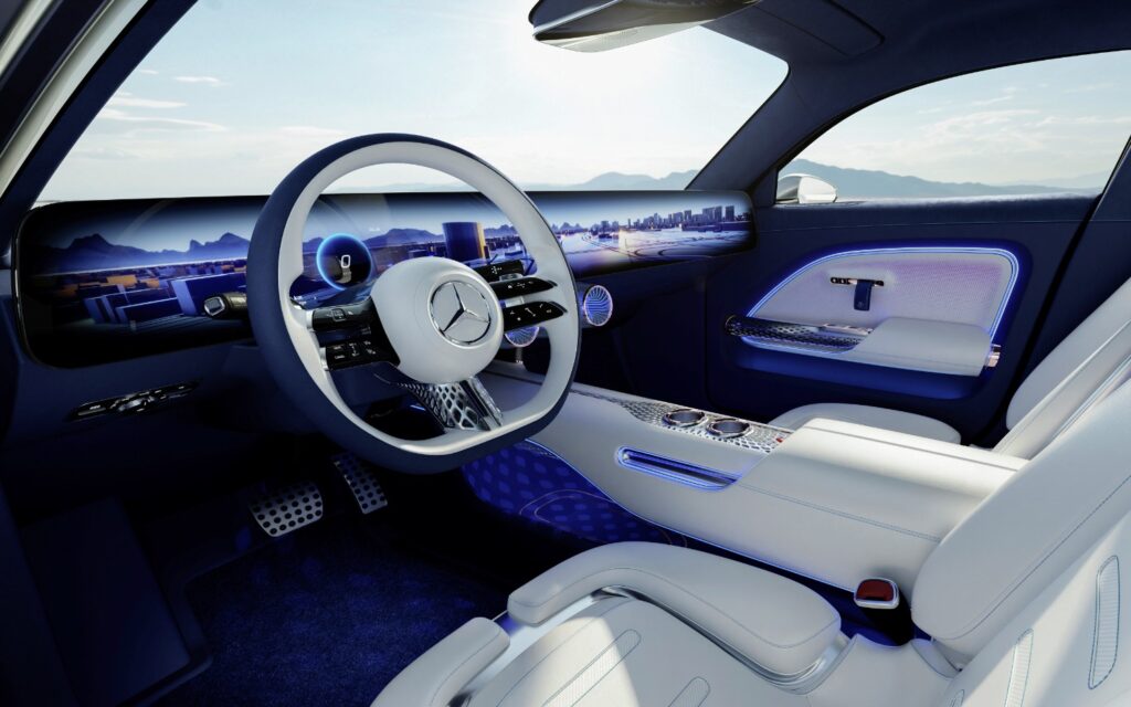 Mercedes EV, dashboard