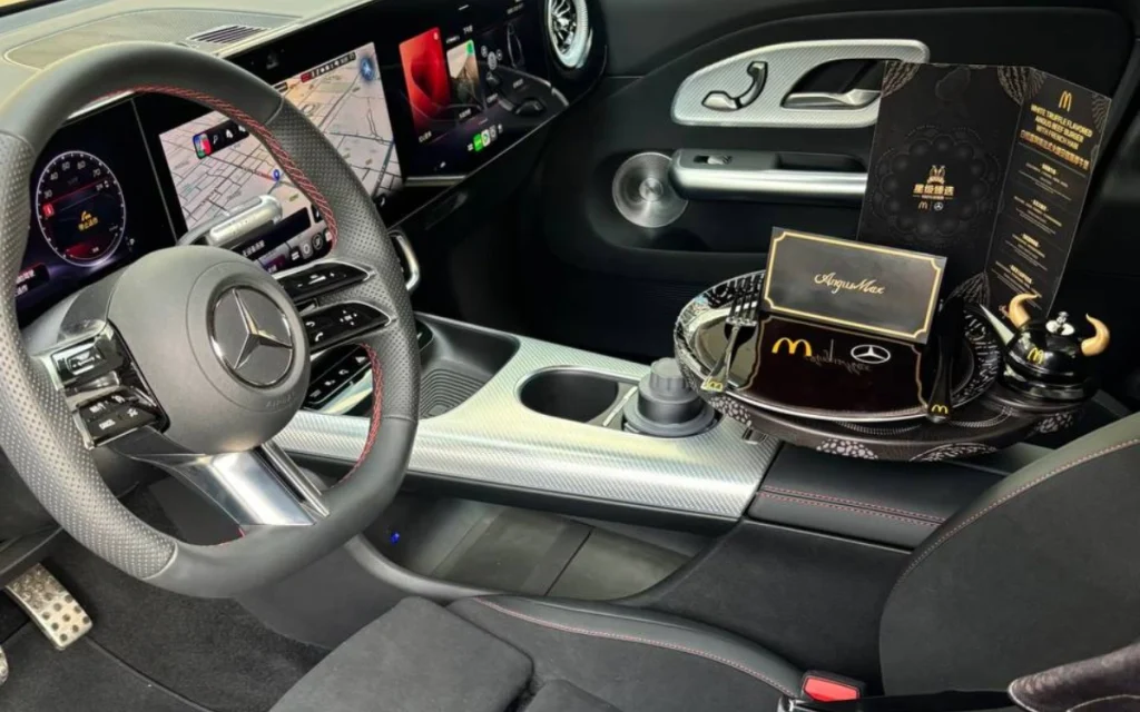 Mercedes teams up with McDonald’s in China to launch a burger and an electric car