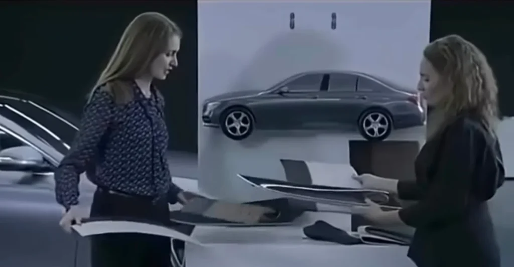 Mercedes designers are still hand-sculpting the interior of Mercedes cars