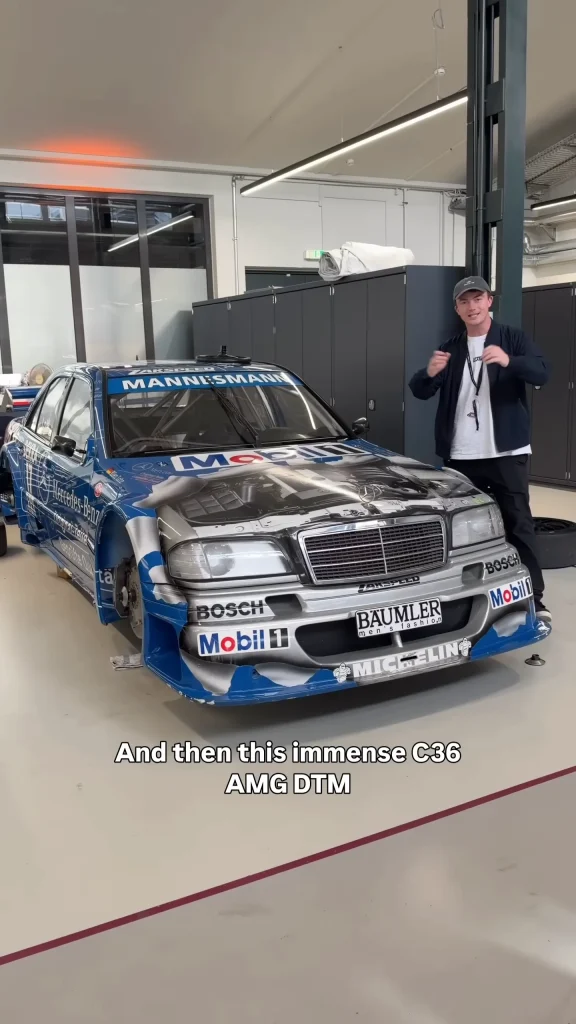 Man spots one of the most expensive and legendary cars in automotive history hiding quietly at the end of a Mercedes tour