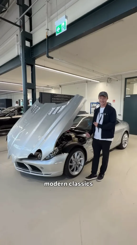 Man spots one of the most expensive and legendary cars in automotive history hiding quietly at the end of a Mercedes tour