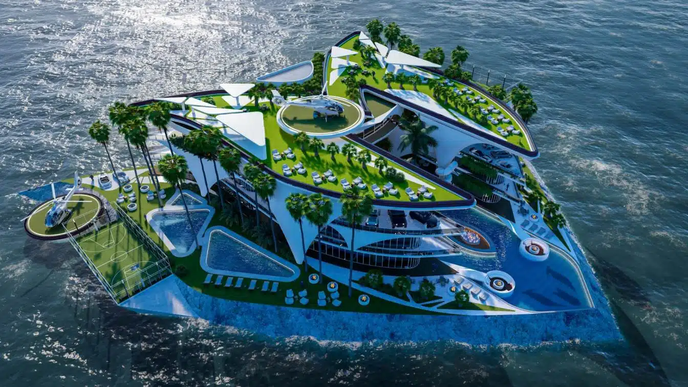 Insane 50m concept mansion for Lionel Messi revealed