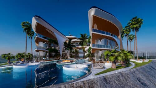 Messi and Ronaldo concept mansions look spectacular