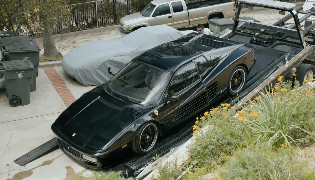 Michael Jordan used to own a Ferrari 512 TR that later disappeared seemingly for no reason