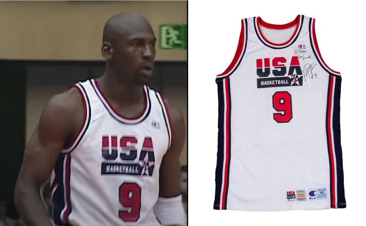 Michael Jordan's game-worn jersey, feature image