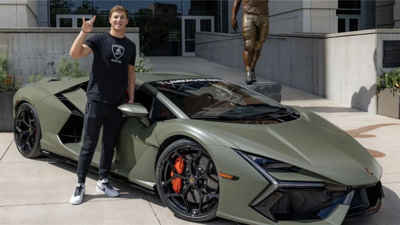 Texas Longhorns player Michael Taaffe forced to give back Lamborghini Revuelto when he wanted to keep it for at least another year
