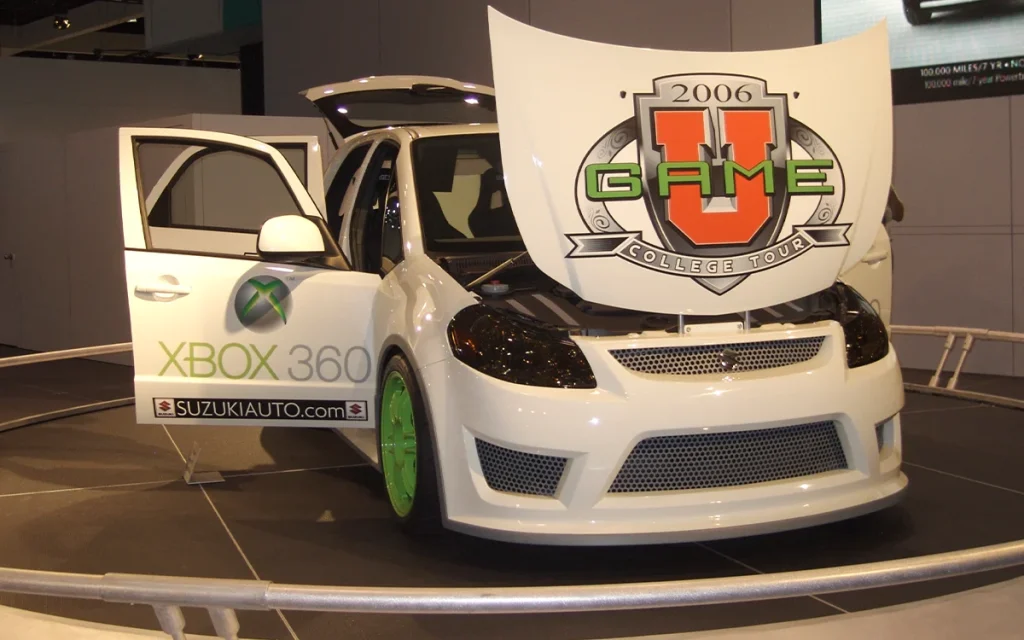 This Suzuki and Microsoft lovechild called the SXBox car is the best portable console ever made, taking on-the-go gaming to new levels