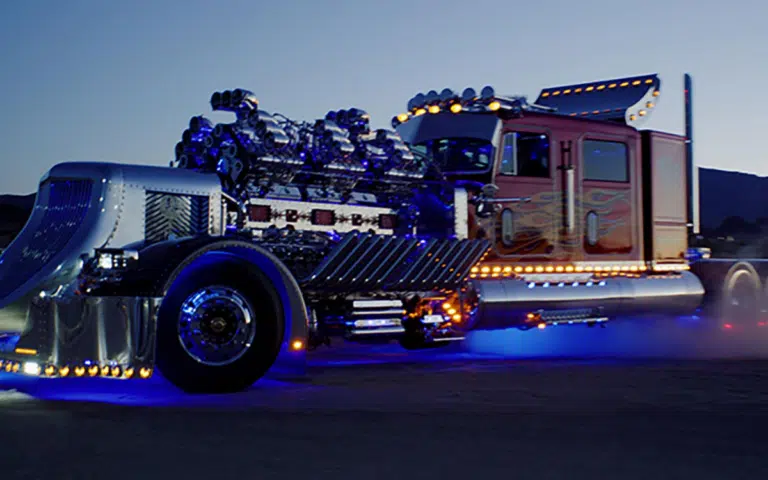 Mike Harrah's THOR 24 semi truck sold for $13.2 million in Riyadh, Saudi Arabia.