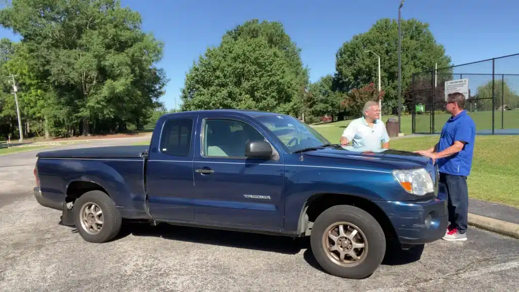 Mike Neal with his Toyota Tacoma