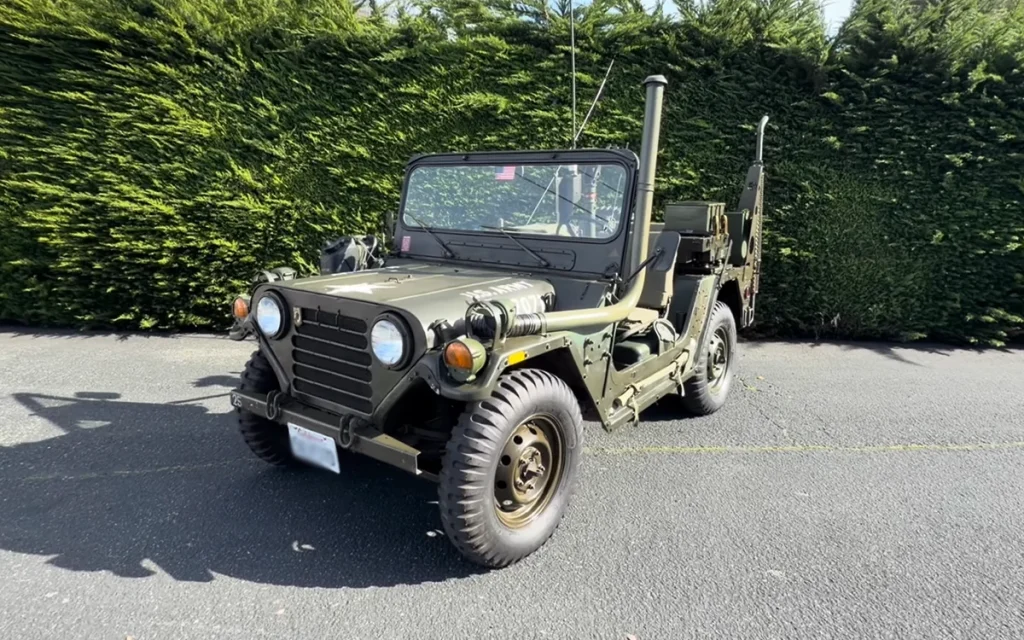This 1970s US Army Jeep M151A2 was found unused for 24 years in a shipping container in California, and was in shockingly good condition