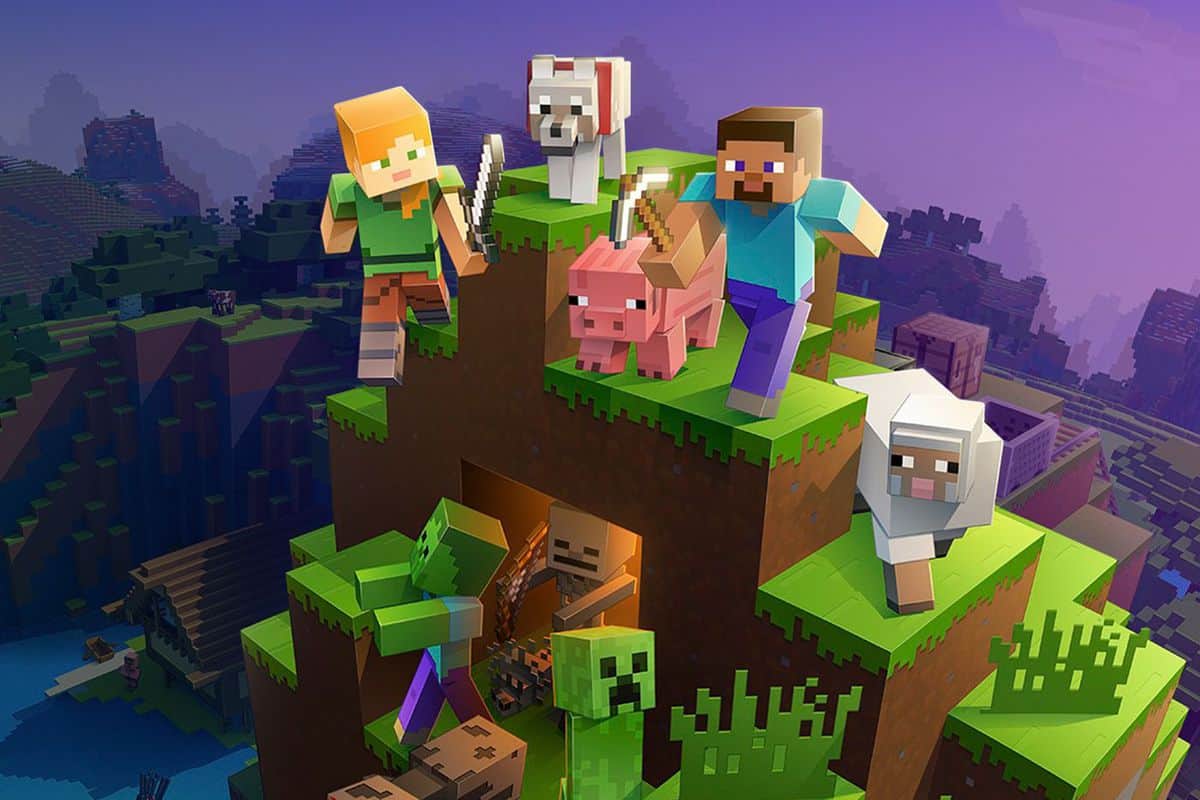 promotional photo of Minecraft game