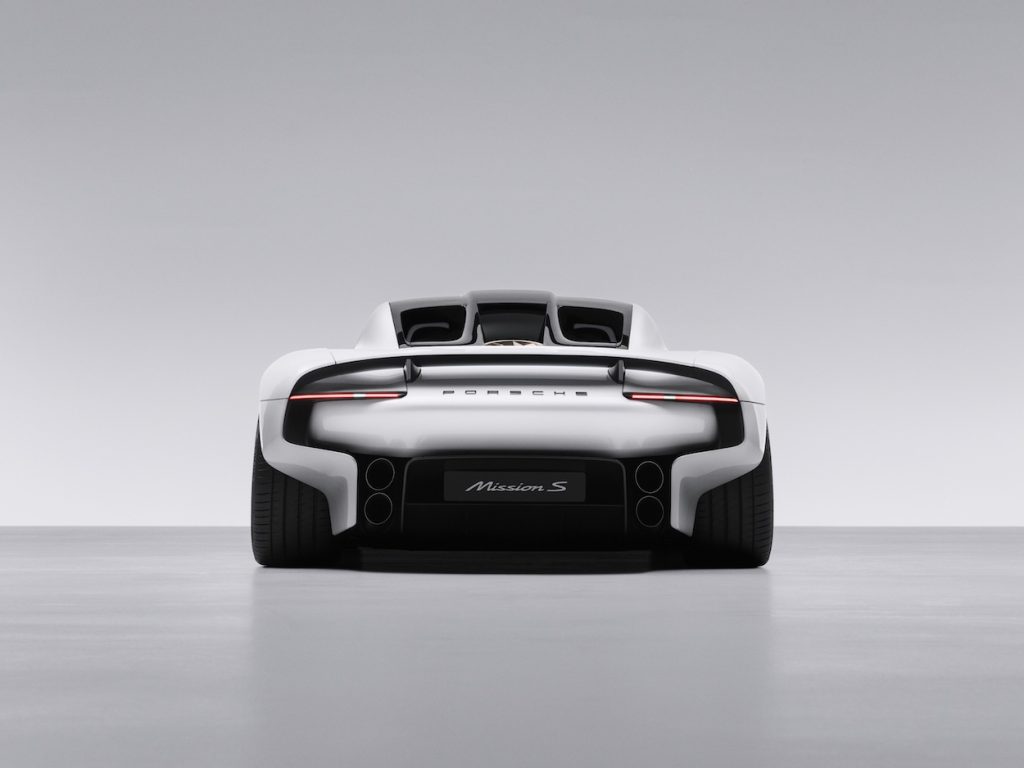 Porsche unveils its new flagship supercar concept the Mission S