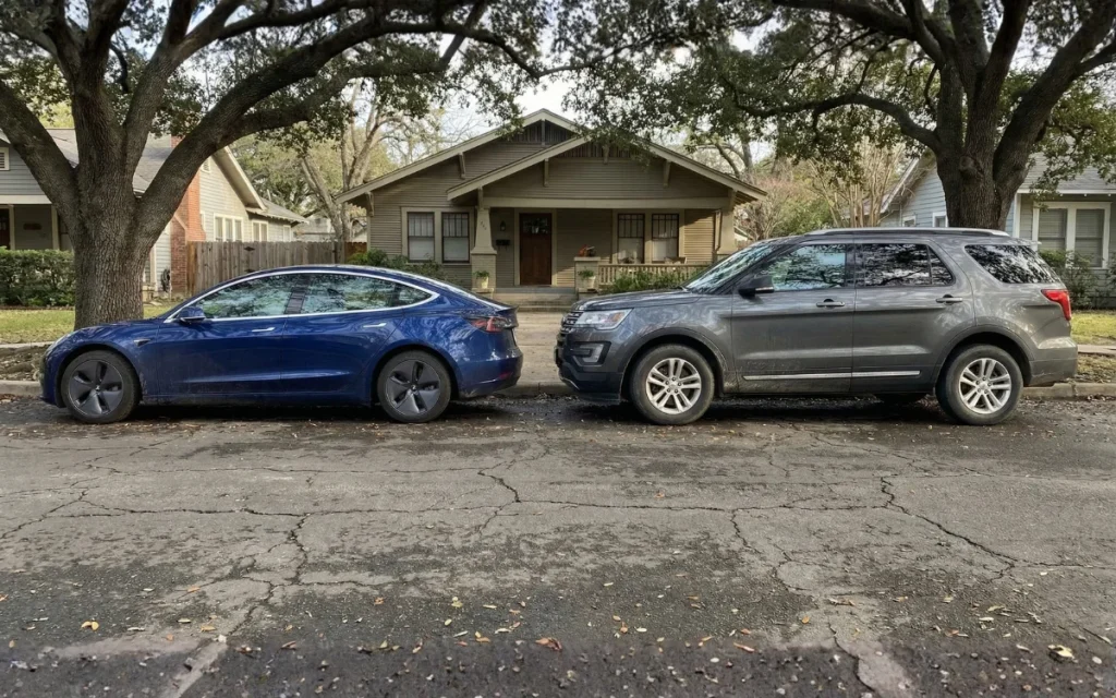 Man breaks down yearly cost of charging a Tesla Model 3 vs. fueling a Ford Explorer and the difference is clear