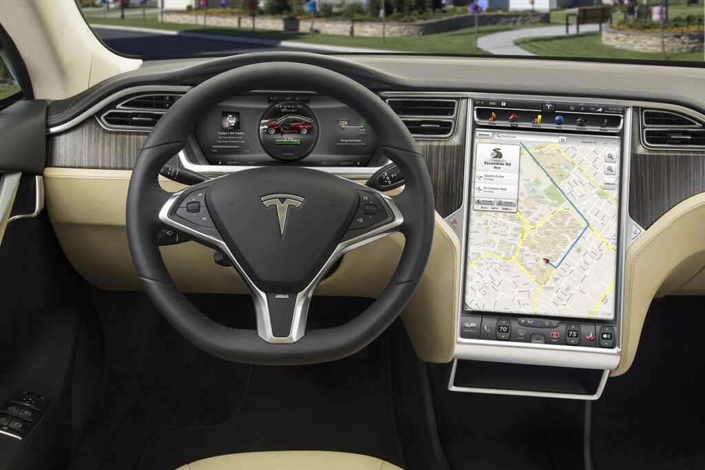 Tesla Model S infotainment