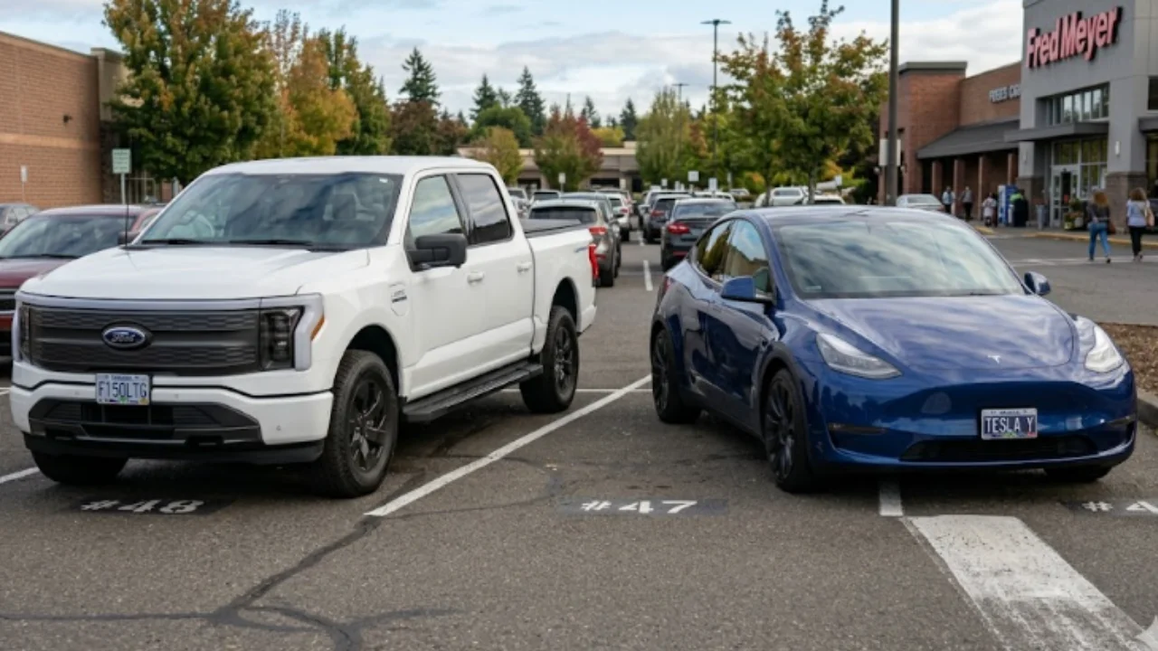 Ford F-Series is the most popular gas car in the US and Tesla Model Y is the most popular EV but the difference in monthly costs is staggering