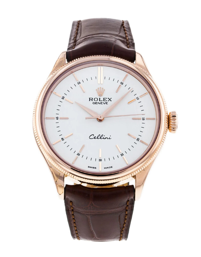 Modern day Rolex Cellini with a round case