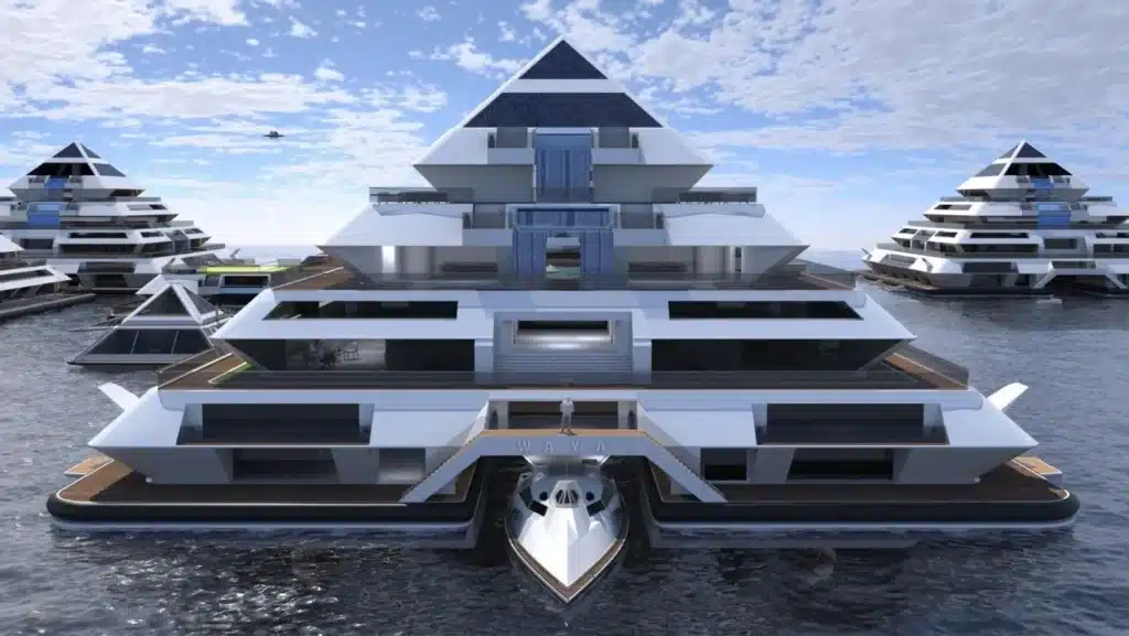 Modular-pyramid-floating-city