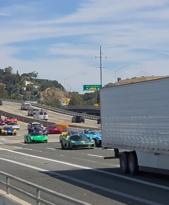 California highway transformed by $20M of hypercars descending upon Monterey Car Week and it's a jaw-dropping sight