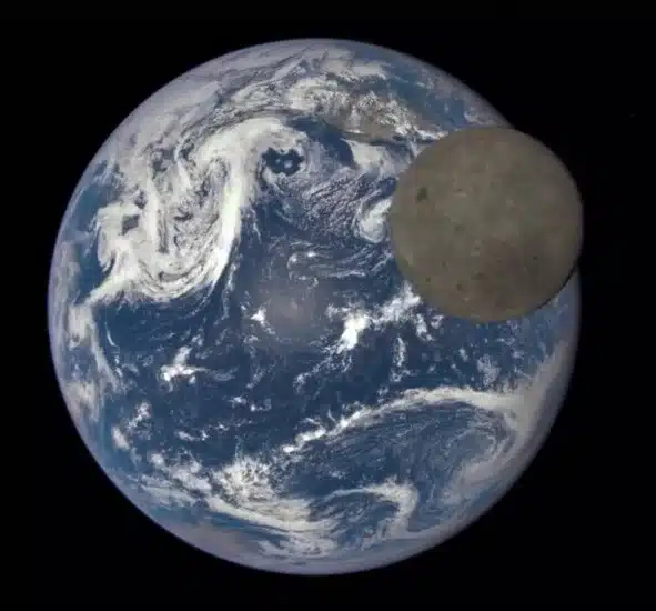 NASA captured Moon crossing face of Earth from 1.5m km away