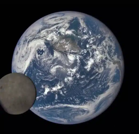 NASA captured Moon crossing face of Earth from 1.5m km away