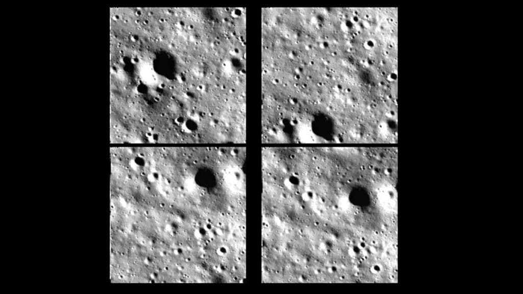 Moon's South Pole pictures