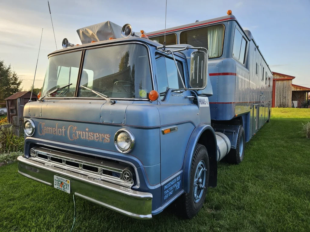 A forgotten 1974 Ford motorhome just resurfaced and it’s a medieval royal palace on wheels