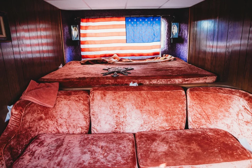 A forgotten 1974 Ford motorhome just resurfaced and it’s a medieval royal palace on wheels